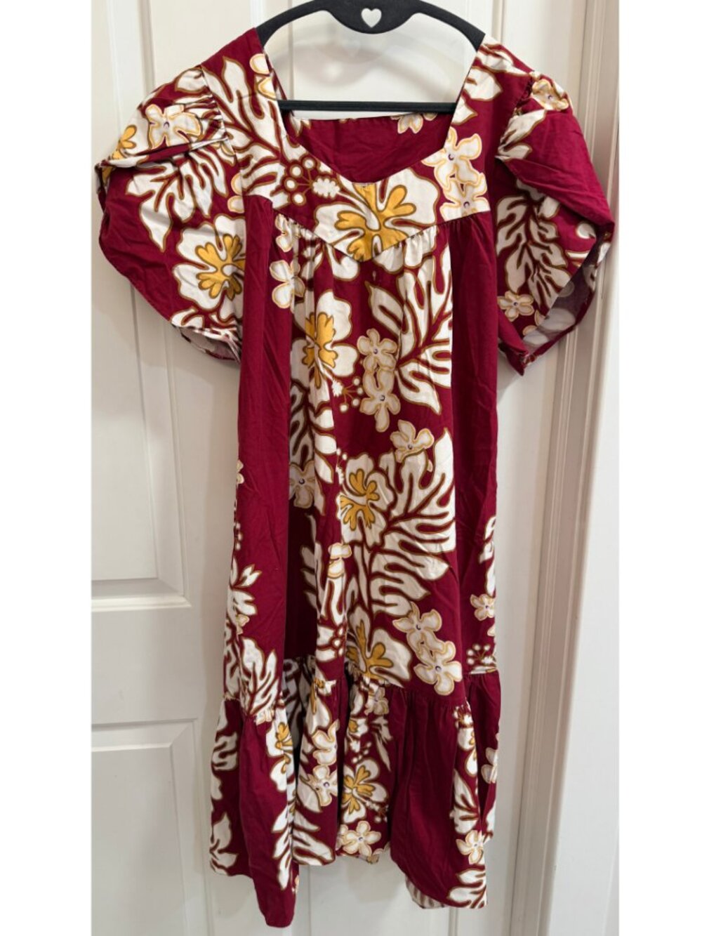 Vintage Winnie Fashion Hawaiian Muumuu Dress L